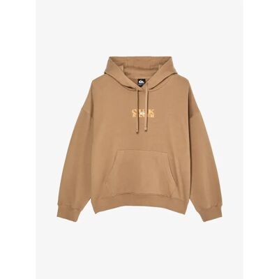 Dames Hoodie Quiksilver Standard Marron M Dames Hoodie Quiksilver Standard Marron M