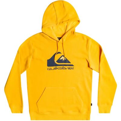 Hooded sweatshirt Quiksilver Big Logo Jaune S Hooded sweatshirt Quiksilver Big Logo Jaune S