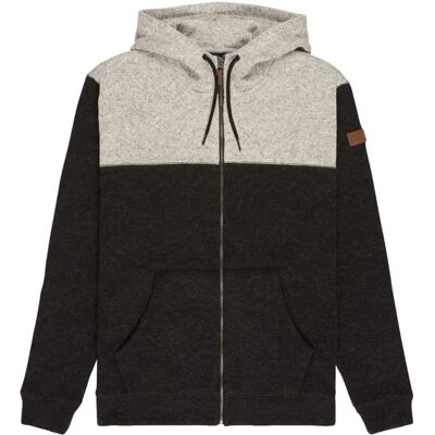 Hooded sweatshirt met rits Quiksilver Keller Block Noir S Hooded sweatshirt met rits Quiksilver Keller Block Noir S