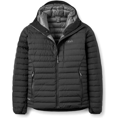 Hooded jacket Rab Microlight Windstopper Noir M Hooded jacket Rab Microlight Windstopper Noir M