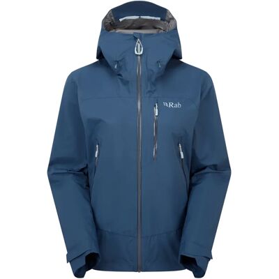 Waterdicht damesjack Rab Downpour Mountain Bleu XL Waterdicht damesjack Rab Downpour Mountain Bleu XL