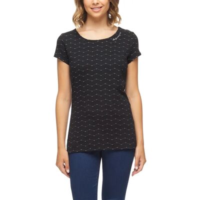 T-shirt dames Ragwear Mint Zig Zag Noir XS T-shirt dames Ragwear Mint Zig Zag Noir XS