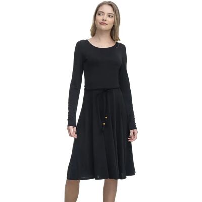 Vrouwen gebreide jurk Ragwear Rituna Noir M Vrouwen gebreide jurk Ragwear Rituna Noir M