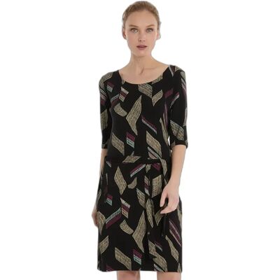 Jurk met opdruk voor dames Ragwear Kenisha Noir L Jurk met opdruk voor dames Ragwear Kenisha Noir L