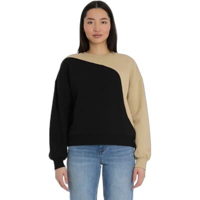 Dames sweatshirt Ragwear Wuss Block Noir S Dames sweatshirt Ragwear Wuss Block Noir S