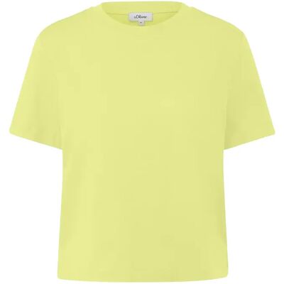 T-shirt in interlockjersey voor vrouw s.Oliver Vert 48 T-shirt in interlockjersey voor vrouw s.Oliver Vert 48