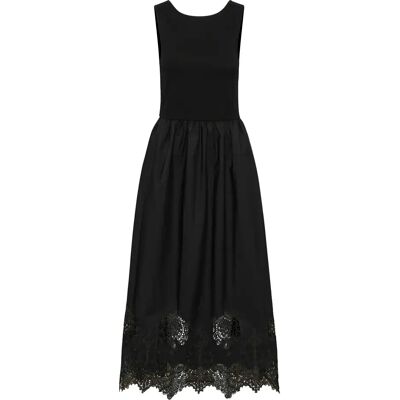 Korte jurk vrouw Soaked in Luxury SLAthina Noir M Korte jurk vrouw Soaked in Luxury SLAthina Noir M