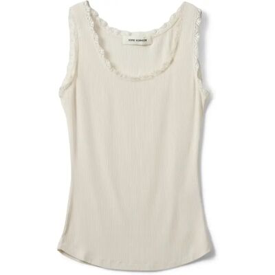 Damestanktop Sofie Schnoor Ulrikkesw Blanc XL Damestanktop Sofie Schnoor Ulrikkesw Blanc XL