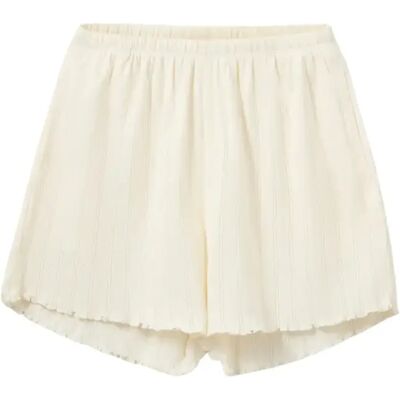 Damesshort Sofie Schnoor Hazelsw Blanc L Damesshort Sofie Schnoor Hazelsw Blanc L