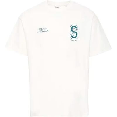 T-shirt Solid Rowdy Blanc L T-shirt Solid Rowdy Blanc L