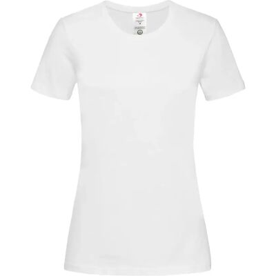 Dames-T-shirt Stedman Classic Organic Blanc XL Dames-T-shirt Stedman Classic Organic Blanc XL