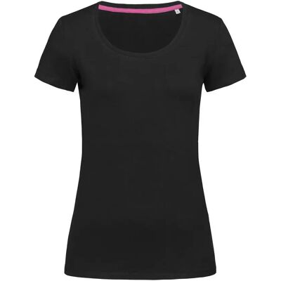 Dames-T-shirt Stedman Claire Noir XS Dames-T-shirt Stedman Claire Noir XS