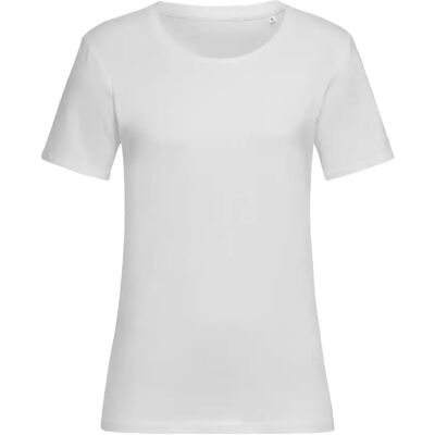 Dames-T-shirt Stedman Claire Relaxed Blanc L Dames-T-shirt Stedman Claire Relaxed Blanc L