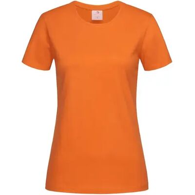 Stedman ST2600 Oranje T-shirt voor Dames - Klassieke Pasvorm Stedman ST2600 Oranje T-shirt voor Dames - Klassieke Pasvorm
