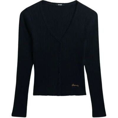 Damesvest Superdry Essential Bleu M Damesvest Superdry Essential Bleu M