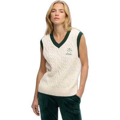 Damestanktop Superdry Heritage Blanc XS Damestanktop Superdry Heritage Blanc XS