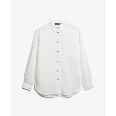 Dameshemd Superdry Optic Blanc M Dameshemd Superdry Optic Blanc M