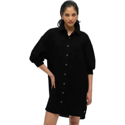 Dameshemdjurk Superdry Noir M Dameshemdjurk Superdry Noir M