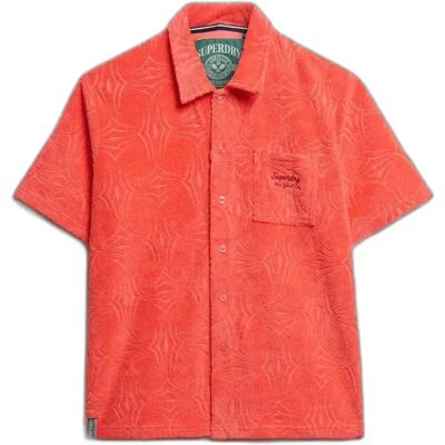 Dameshemd Superdry Country Club Towelling Rose L Dameshemd Superdry Country Club Towelling Rose L