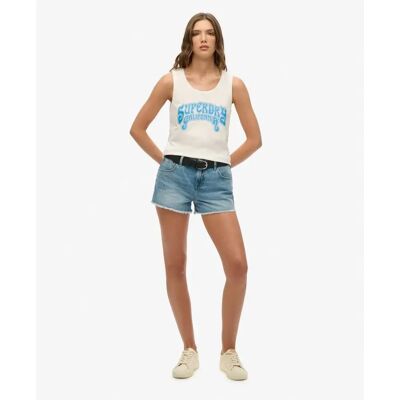 Damestanktop Superdry Cali Blanc L Damestanktop Superdry Cali Blanc L