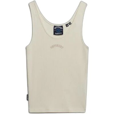 Damestanktop Superdry Essential Blanc M Damestanktop Superdry Essential Blanc M