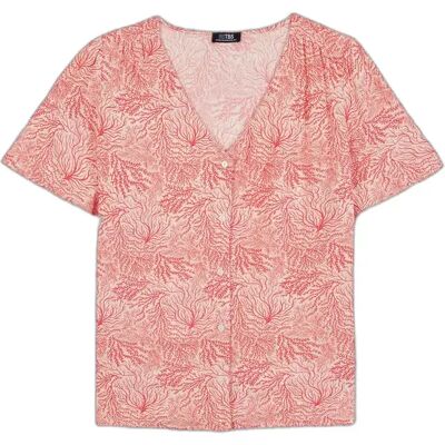 Vrouwenblouse TBS Habby Beige 34 Vrouwenblouse TBS Habby Beige 34