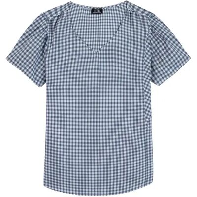 Vrouwenblouse TBS Hazalsan Bleu 46 Vrouwenblouse TBS Hazalsan Bleu 46