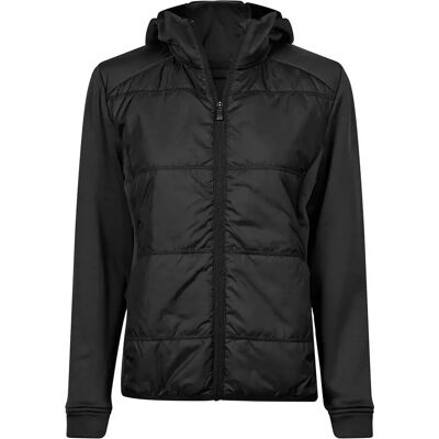 Hybride Hooded Donsjas Dames Tee Jays Noir M Hybride Hooded Donsjas Dames Tee Jays Noir M