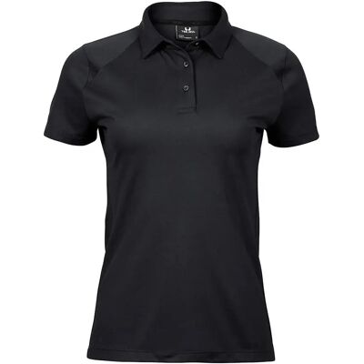 Damespolo Tee Jays Luxury Sport Noir M Damespolo Tee Jays Luxury Sport Noir M