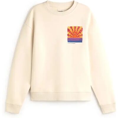 Sweatshirt Thinking Mu Blaze Pannacota Leon Blanc M Sweatshirt Thinking Mu Blaze Pannacota Leon Blanc M
