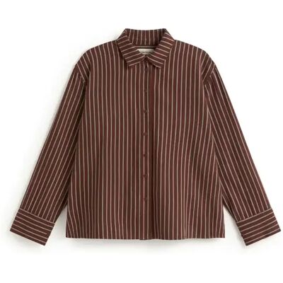 Vrouwenblouse Thinking Mu O'Hara Manuela Marron XS Vrouwenblouse Thinking Mu O'Hara Manuela Marron XS