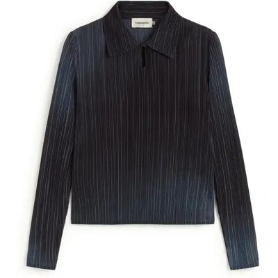 Vrouwenblouse Thinking Mu Bloom Agostina Noir M Vrouwenblouse Thinking Mu Bloom Agostina Noir M