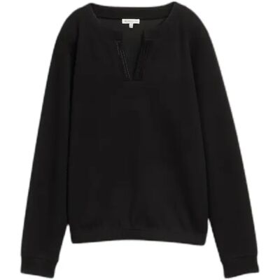 Sweatshirt scuba dames Tom Tailor Noir XS Sweatshirt scuba dames Tom Tailor Noir XS