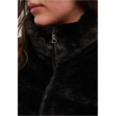 Donsjack met nep bont vrouw Urban Classics Noir XL Donsjack met nep bont vrouw Urban Classics Noir XL