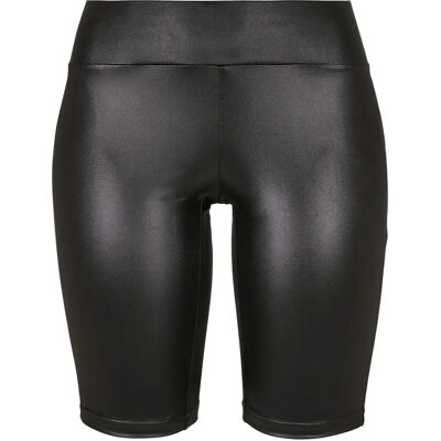 Kunstlederen fietsonderbroek vrouw Urban Classics Noir XS Kunstlederen fietsonderbroek vrouw Urban Classics Noir XS