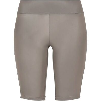 Kunstlederen fietsonderbroek vrouw Urban Classics Gris XS Kunstlederen fietsonderbroek vrouw Urban Classics Gris XS