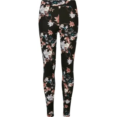 Dames legging Urban Classics Soft AOP Noir XS Dames legging Urban Classics Soft AOP Noir XS