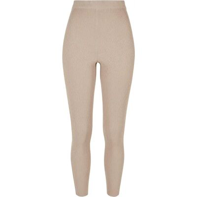 Dames legging Urban Classics Rib Knit GT Marron 4XL Dames legging Urban Classics Rib Knit GT Marron 4XL