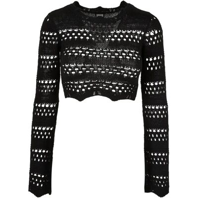 Gehaakte grastrui voor dames Urban Classics Noir XS Gehaakte grastrui voor dames Urban Classics Noir XS
