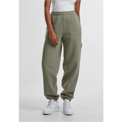 Dames joggingsbroek Urban Classics Fluffy Vert XL Dames joggingsbroek Urban Classics Fluffy Vert XL