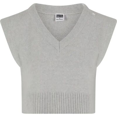 Mouwloze vrouwenpullover Urban Classics Gris S Mouwloze vrouwenpullover Urban Classics Gris S