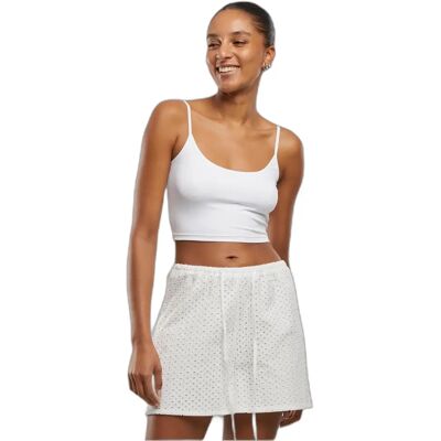 Damestanktop Urban Classics Blanc 4XL Damestanktop Urban Classics Blanc 4XL