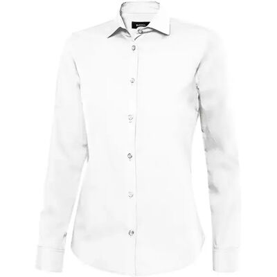 Vrouwen polycotton shirt Velilla Blanc L Vrouwen polycotton shirt Velilla Blanc L