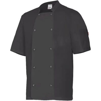 Korte Mouwen Keukenjack Met Drukknopen Velilla Noir 56 Korte Mouwen Keukenjack Met Drukknopen Velilla Noir 56