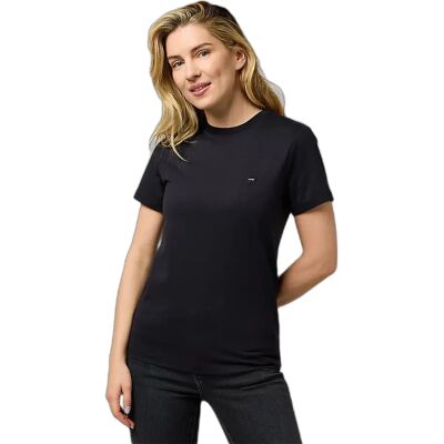 Dames-T-shirt Wrangler Sign Off Noir XS Dames-T-shirt Wrangler Sign Off Noir XS