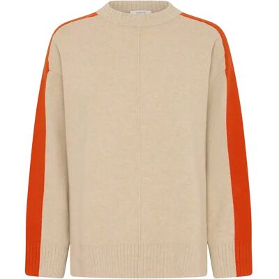 Vrouwentrui b.young Otari Contrast Beige XL Vrouwentrui b.young Otari Contrast Beige XL
