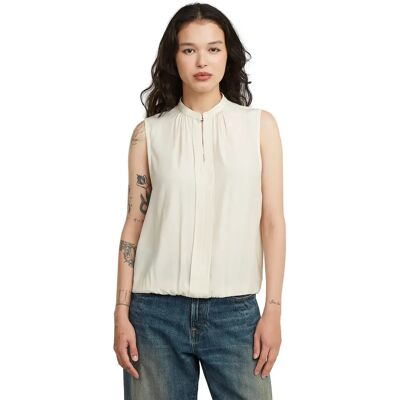 Dameshemd G-Star Stand up Beige XL Dameshemd G-Star Stand up Beige XL