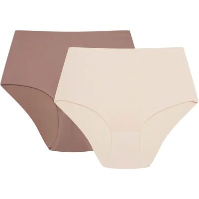 Dames hoge taille slip Henderson Bump2 (x2) Marron S Dames hoge taille slip Henderson Bump2 (x2) Marron S