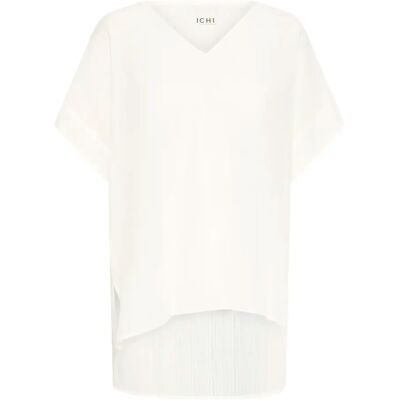 Vrouwenblouse Ichi Briella Blanc 38 Vrouwenblouse Ichi Briella Blanc 38