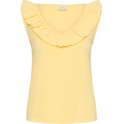 Damestanktop KAFFE Didde Jaune L Damestanktop KAFFE Didde Jaune L